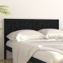 Solid black pine wood bed headboard 125.5x4x100 cm by vidaXL, Headboards and footboards - Ref: Foro24-818084, Price: 47,99 €,...