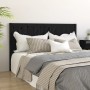 Solid black pine wood bed headboard 155.5x4x100 cm by vidaXL, Headboards and footboards - Ref: Foro24-818099, Price: 73,36 €,...