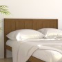 Honey brown pine solid wood bed headboard 125.5x4x100 cm by vidaXL, Headboards and footboards - Ref: Foro24-818083, Price: 37...