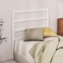 Solid white pine wood bed headboard 96x4x100 cm by vidaXL, Headboards and footboards - Ref: Foro24-817621, Price: 28,05 €, Di...