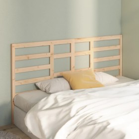 Solid pine wood bed headboard 186x4x104 cm by vidaXL, Headboards and footboards - Ref: Foro24-818155, Price: 45,99 €, Discoun...