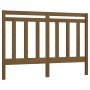 Honey brown solid pine wood bed headboard 156x4x100 cm by vidaXL, Headboards and footboards - Ref: Foro24-817798, Price: 31,5...