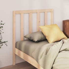 Solid pine wood bed headboard 81x4x100 cm by vidaXL, Headboards and footboards - Ref: Foro24-817665, Price: 35,99 €, Discount: %