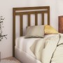 Honey brown solid pine wood bed headboard 106x4x100 cm by vidaXL, Headboards and footboards - Ref: Foro24-817778, Price: 38,9...