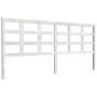 Solid white pine wood bed headboard 205.5x4x100 cm by vidaXL, Headboards and footboards - Ref: Foro24-817911, Price: 44,99 €,...