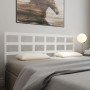 Solid white pine wood bed headboard 205.5x4x100 cm by vidaXL, Headboards and footboards - Ref: Foro24-817911, Price: 44,99 €,...