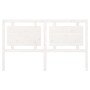 Solid white pine wood bed headboard 165.5x4x100 cm by vidaXL, Headboards and footboards - Ref: Foro24-817951, Price: 68,34 €,...