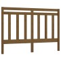 Honey brown solid pine wood bed headboard 141x4x100 cm by vidaXL, Headboards and footboards - Ref: Foro24-817788, Price: 47,4...