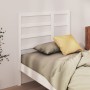 Solid white pine wood bed headboard 106x4x104 cm by vidaXL, Headboards and footboards - Ref: Foro24-818126, Price: 40,15 €, D...