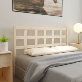 Solid pine wood bed headboard 165.5x4x100 cm by vidaXL, Headboards and footboards - Ref: Foro24-817900, Price: 41,99 €, Disco...