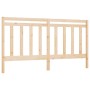 Cabecero de cama madera maciza de pino 186x4x100 cm de vidaXL, Cabeceros y pies de cama - Ref: Foro24-817805, Precio: 49,04 €...