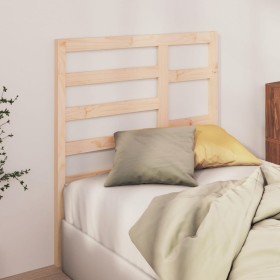 Cabecero de cama madera maciza de pino 81x4x104 cm de vidaXL, Cabeceros y pies de cama - Ref: Foro24-818115, Precio: 37,99 €,...