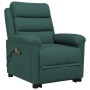 Sillón de masaje elevable terciopelo verde oscuro de vidaXL, Sillones de masaje eléctricos - Ref: Foro24-3098308, Precio: 409...