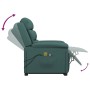 Dark green velvet elevating massage chair by vidaXL, Electric massage chairs - Ref: Foro24-3098308, Price: 409,99 €, Discount: %