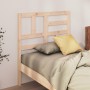 Cabecero de cama madera maciza de pino 81x4x104 cm de vidaXL, Cabeceros y pies de cama - Ref: Foro24-818165, Precio: 36,88 €,...