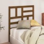 Honey brown solid pine wood bed headboard 96x4x104 cm by vidaXL, Headboards and footboards - Ref: Foro24-818173, Price: 33,67...