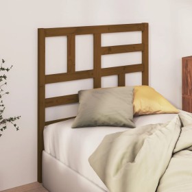 Honey brown solid pine wood bed headboard 96x4x104 cm by vidaXL, Headboards and footboards - Ref: Foro24-818173, Price: 33,99...