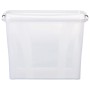 Storage boxes with lid 2 units transparent 55 L by vidaXL, Storage baskets - Ref: Foro24-151905, Price: 46,89 €, Discount: %