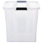 Storage boxes with lid 2 units transparent 55 L by vidaXL, Storage baskets - Ref: Foro24-151905, Price: 46,89 €, Discount: %