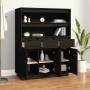 Aparador alto de madera maciza de pino negro 89x40x116,5 cm de vidaXL, Aparadores - Ref: Foro24-818219, Precio: 170,36 €, Des...