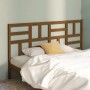 Honey brown solid pine wood bed headboard 206x4x104 cm by vidaXL, Headboards and footboards - Ref: Foro24-818213, Price: 60,5...