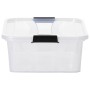 Storage boxes with lid 5 units transparent 7 L by vidaXL, Storage baskets - Ref: Foro24-151898, Price: 25,97 €, Discount: %