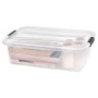 Storage boxes with lid 5 units transparent 7 L by vidaXL, Storage baskets - Ref: Foro24-151898, Price: 25,97 €, Discount: %