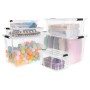 Storage boxes with lid 5 units transparent 7 L by vidaXL, Storage baskets - Ref: Foro24-151898, Price: 25,97 €, Discount: %