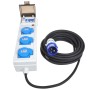 ProPlus Unidad de potencia de tienda de campaña/remolque 20 m 3xSchuko de ProPlus, Cables de alimentación - Ref: Foro24-42473...