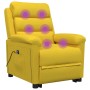 Sillón de masaje elevable terciopelo amarillo de vidaXL, Sillones de masaje eléctricos - Ref: Foro24-3098313, Precio: 410,00 ...