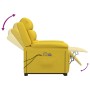 Sillón de masaje elevable terciopelo amarillo de vidaXL, Sillones de masaje eléctricos - Ref: Foro24-3098313, Precio: 410,00 ...