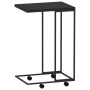 Auxiliary cabinet with wheels black plywood 40x30x63.5 cm by vidaXL, Coffee table - Ref: Foro24-343097, Price: 42,20 €, Disco...