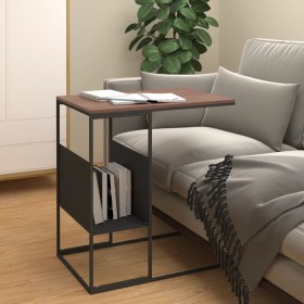 Black plywood side table 55x36x59.5 cm by vidaXL, Coffee table - Ref: Foro24-343104, Price: 39,99 €, Discount: %