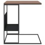 Black plywood side table 55x36x59.5 cm by vidaXL, Coffee table - Ref: Foro24-343104, Price: 40,84 €, Discount: %