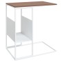 Mesa auxiliar de madera contrachapada blanca 55x36x59,5 cm de vidaXL, Mesas de centro - Ref: Foro24-343106, Precio: 41,52 €, ...