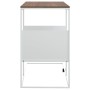 Mesa auxiliar de madera contrachapada blanca 55x36x59,5 cm de vidaXL, Mesas de centro - Ref: Foro24-343106, Precio: 41,52 €, ...