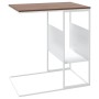 Mesa auxiliar de madera contrachapada blanca 55x36x59,5 cm de vidaXL, Mesas de centro - Ref: Foro24-343106, Precio: 41,52 €, ...