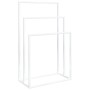 Toallero de pie de hierro blanco 48x24x79 cm de vidaXL, Toalleros - Ref: Foro24-343091, Precio: 51,36 €, Descuento: %