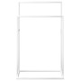 Toallero de pie de hierro blanco 48x24x78,5 cm de vidaXL, Toalleros - Ref: Foro24-343088, Precio: 40,96 €, Descuento: %