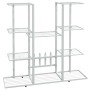 White iron flower stand 94.5x25x89 cm by vidaXL, Pot stands - Ref: Foro24-343120, Price: 57,57 €, Discount: %