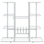 White iron flower stand 94.5x25x89 cm by vidaXL, Pot stands - Ref: Foro24-343120, Price: 57,57 €, Discount: %