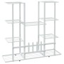 White iron flower stand 94.5x25x89 cm by vidaXL, Pot stands - Ref: Foro24-343120, Price: 57,57 €, Discount: %