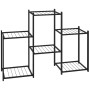 Black iron flower stand 83x25x60 cm by vidaXL, Pot stands - Ref: Foro24-343125, Price: 40,69 €, Discount: %