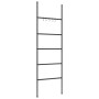 Ladder towel rack with 5 levels, black iron, 58x175 cm. by vidaXL, Towel racks - Ref: Foro24-343114, Price: 35,68 €, Discount: %