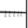 Ladder towel rack with 5 levels, black iron, 58x175 cm. by vidaXL, Towel racks - Ref: Foro24-343114, Price: 35,68 €, Discount: %