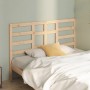 Cabecero de cama madera maciza de pino 146x4x104 cm de vidaXL, Cabeceros y pies de cama - Ref: Foro24-818140, Precio: 40,99 €...