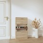 Shoe rack made of plywood in oak color, measuring 59x17x108 cm. by vidaXL, Shoe racks and shoe organizers - Ref: Foro24-34252...