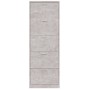 Concrete gray plywood shoe rack furniture 59x17x169 cm by vidaXL, Shoe racks and shoe organizers - Ref: Foro24-342513, Price:...