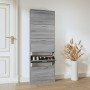 Sonoma gray plywood shoe cabinet 59x17x169 cm by vidaXL, Shoe racks and shoe organizers - Ref: Foro24-342516, Price: 130,29 €...