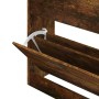 Schuhschrank aus geräuchertem Eichensperrholz, 63 x 24 x 81 cm von vidaXL, Schuhregale und Schuhorganisatoren - Ref: Foro24-3...